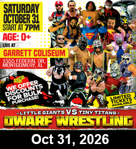 Oct 31, 2026 - Dwarfanators