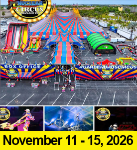 Garden Bros Nuclear Circus Nov 11 - 15